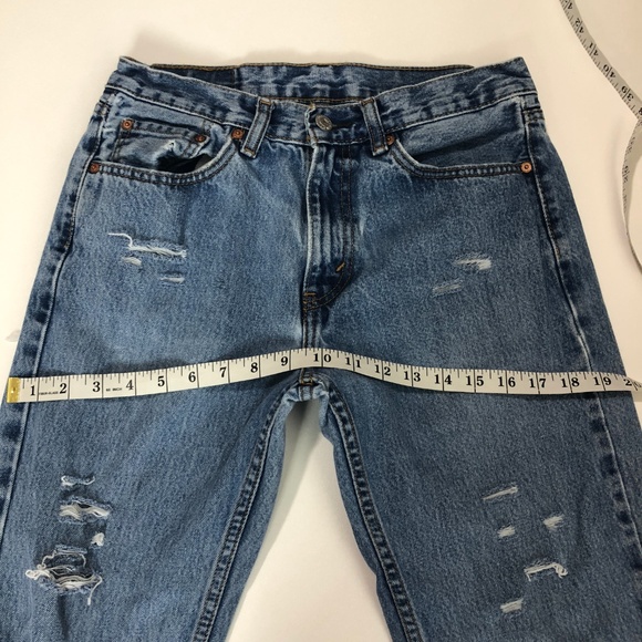 Vintage Levi's 505 Butt Rip Jeans - Picture 4 of 7